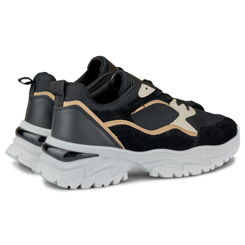 Tênis feminino preto com sola branca 1