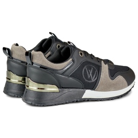 Tênis pretos da moda Jersey 1