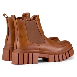 Botas de trabalho de mulher Veris castanhas castanho 1