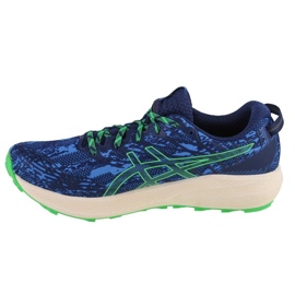 Tênis de corrida Asics Fuji Lite 3 M 1011B467-400 azul 1
