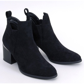 Hallie Botas pretas de camurça com salto alto preto 1 Hallie Botas pretas de camurça com salto alto preto 1