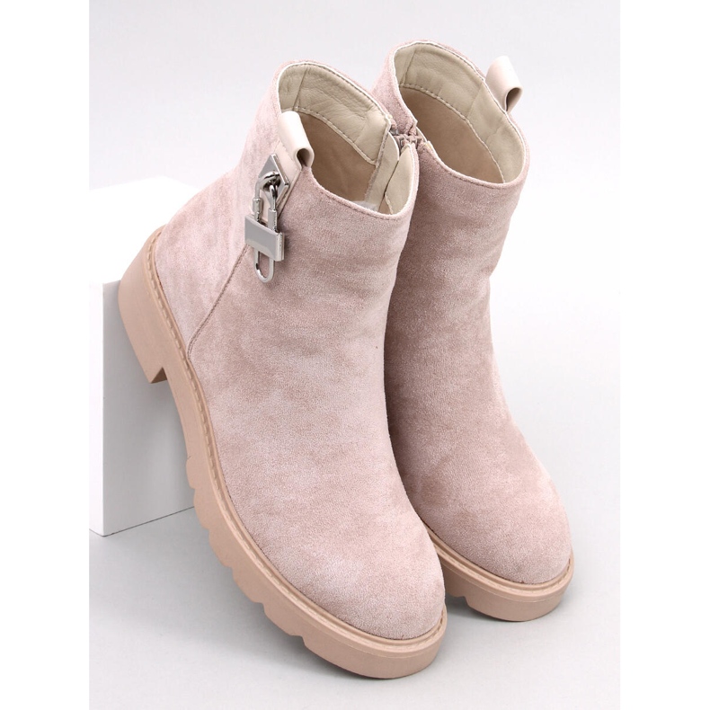 Botas Chelsea femininas Emarco Beige bege 1