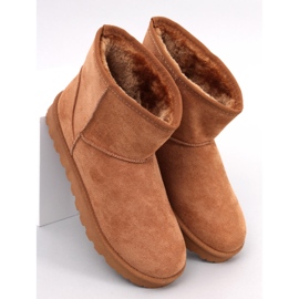 Ensle Botas curtas de neve Camel castanho 1