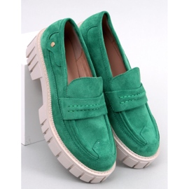 Mocassim com plataforma Chandra Green verde 1