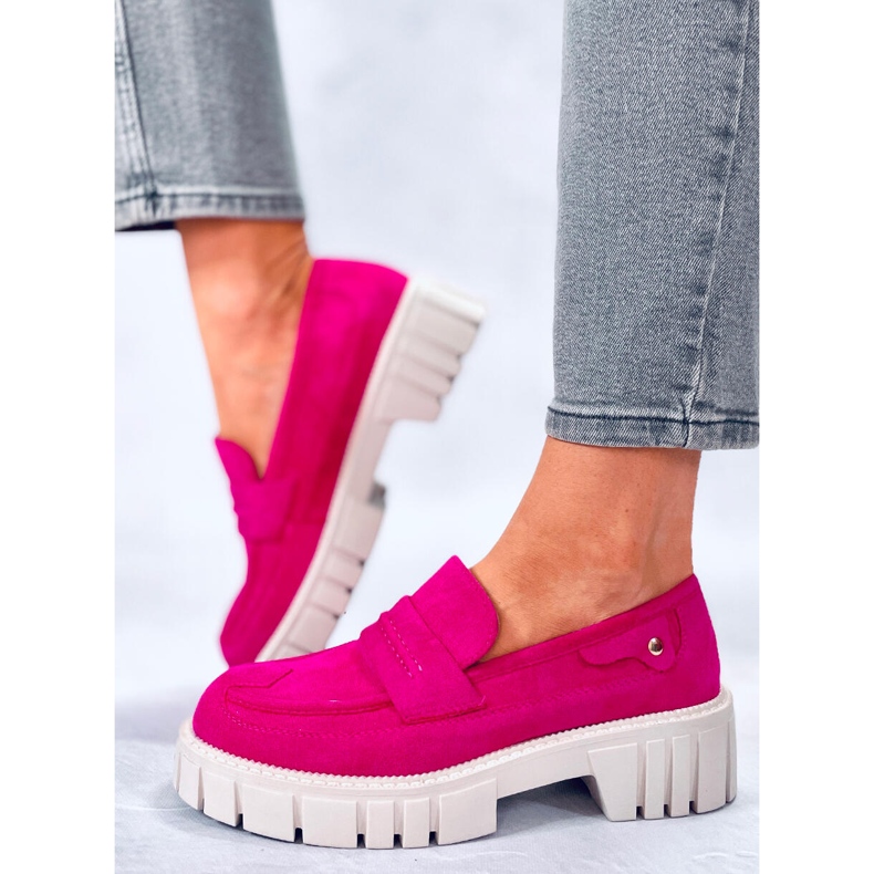 Mocassim com plataforma Chandra Peach rosa 1 Mocassim com plataforma Chandra Peach rosa 1