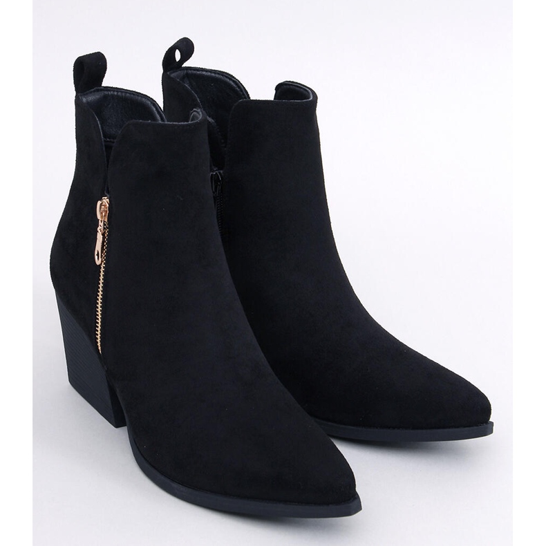 Botas de cowboy femininas Ripley pretas preto 1