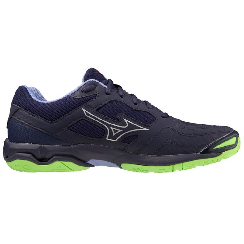 Sapatos de handebol Mizuno Wave Phantom 3 M X1GA226011 azul marinho azul 1