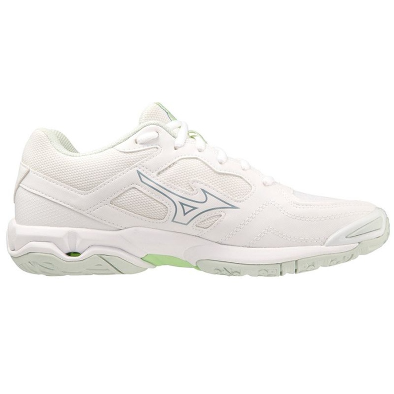 Sapatos de handebol Mizuno Wave Phantom 3 W X1GB226035 branco branco 1