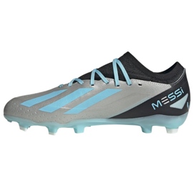Chuteiras Adidas X Crazyfast Messi.3 Fg M IE4078 prata tons de cinza 1