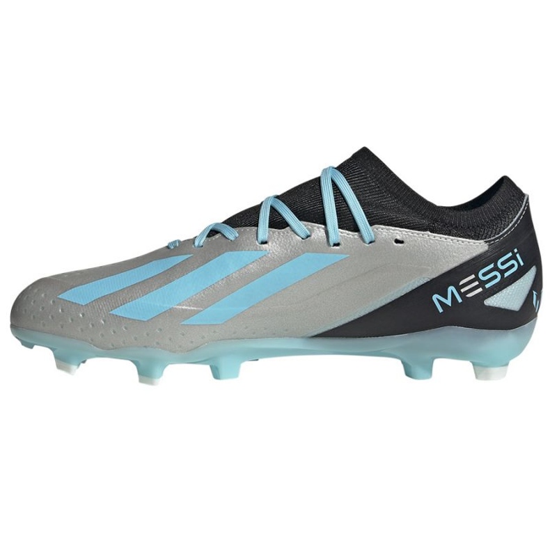 Chuteiras Adidas X Crazyfast Messi.3 Fg M IE4078 prata tons de cinza 1