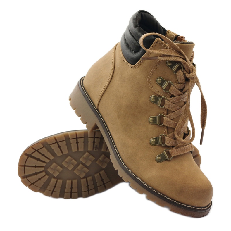 Botas de botas de Sergio Leone no slider 0022 camelo bege 3