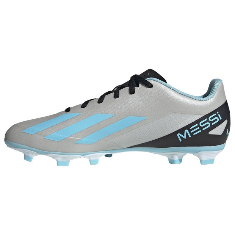 Chuteiras Adidas X Crazyfast Messi.4 FxG M IE4072 cinza tons de cinza 1
