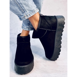 Botas de neve com plataforma Solnis Preto 1