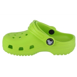 Chinelos Crocs Classic Clog Kids T Jr 206990-3UH verde 1