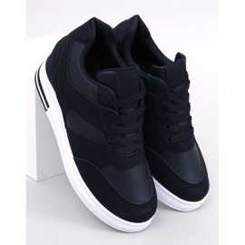 Rinno Tênis de cunha preto 1