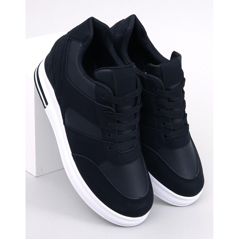 Rinno Tênis de cunha preto 1