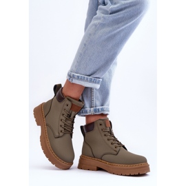 Botas Trapper Femininas Verde Quente Corbin 2 Botas Trapper Femininas Verde Quente Corbin 2