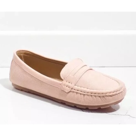 Mocassins rosa com fivela FM2958-3 1
