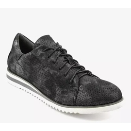 Sapatos esportivos femininos negros S18 preto 1