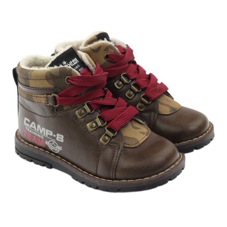 American Club Botas e botins com zíper marrom 16221 castanho 4