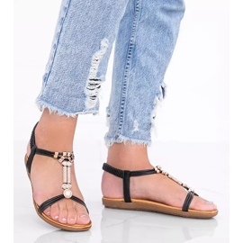 Sandálias pretas femininas Liva preto 1