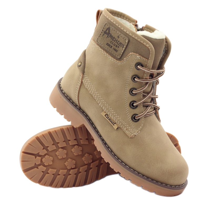 Jaquetas Warm Timber American Club 1904 Bege 3