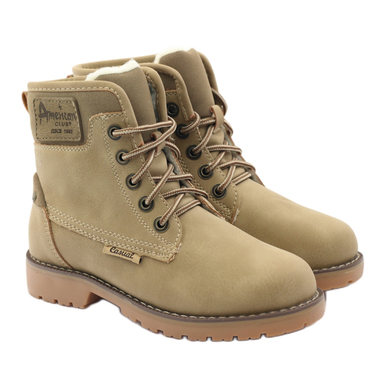 Jaquetas Warm Timber American Club 1904 Bege 4