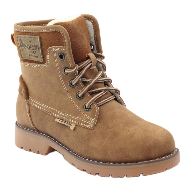 American Club Botas de inverno, botas, chinelos, camelo americano de 1904 castanho multicolorido 1 American Club Botas de inverno, botas, chinelos, camelo americano de 1904 castanho multicolorido 1