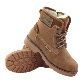 American Club Botas de inverno, botas, chinelos, camelo americano de 1904 marrom multicolorido 3
