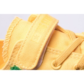 Tênis infantil com velcro Big Star JJ374056 amarelo 1