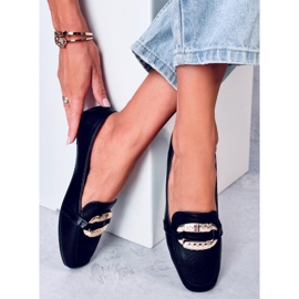 Mocassins femininos Saimon Black preto 1