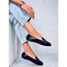 Mocassins femininos Saimon Black preto 2