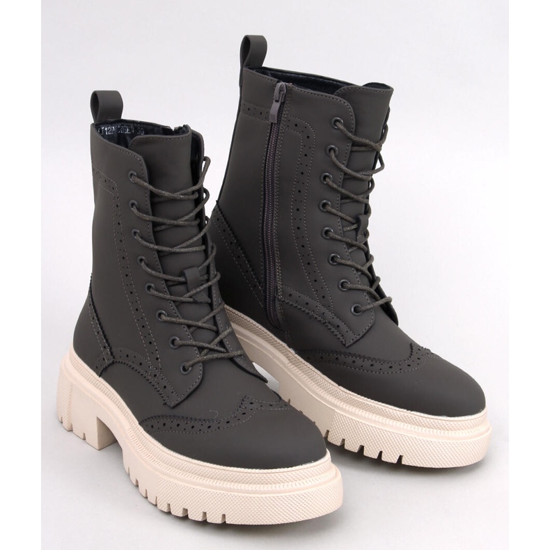 Botas com cadarço verdes Aubert 1 Botas com cadarço verdes Aubert 1