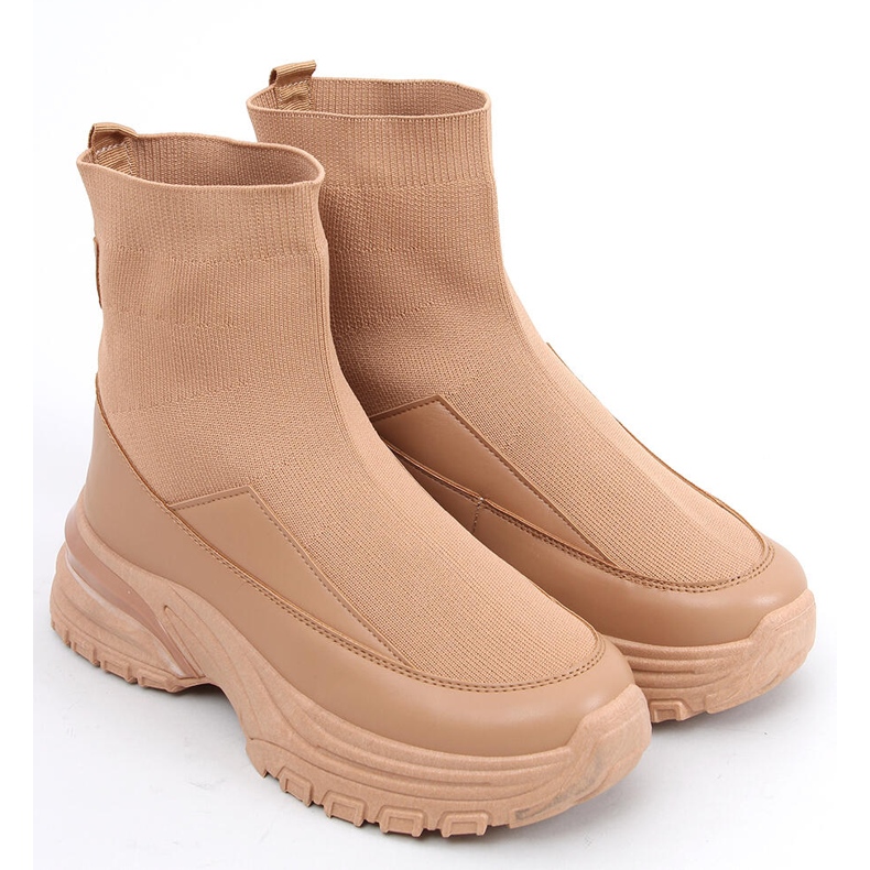 Meias Goko Camel castanho 1