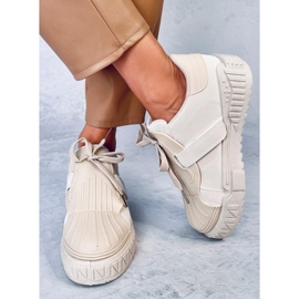 Tênis feminino Melbo Bege 2