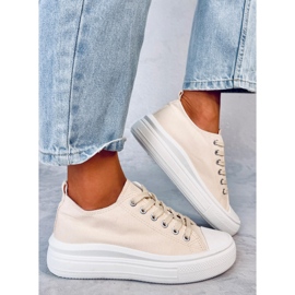 Tênis feminino Ebbe bege 2