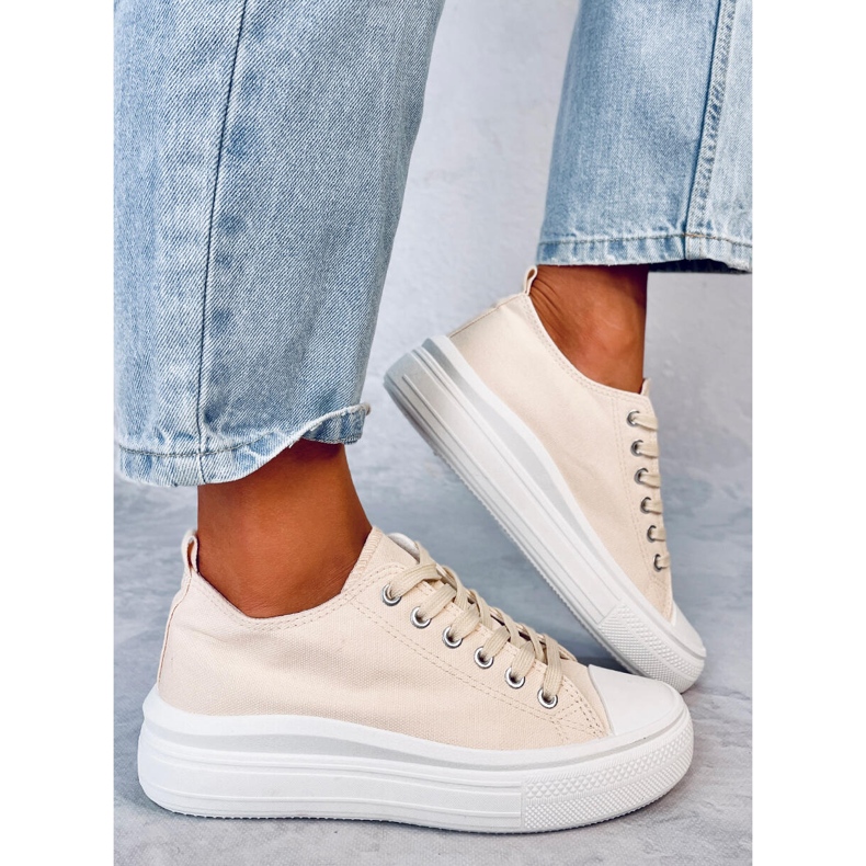 Tênis feminino Ebbe bege 2