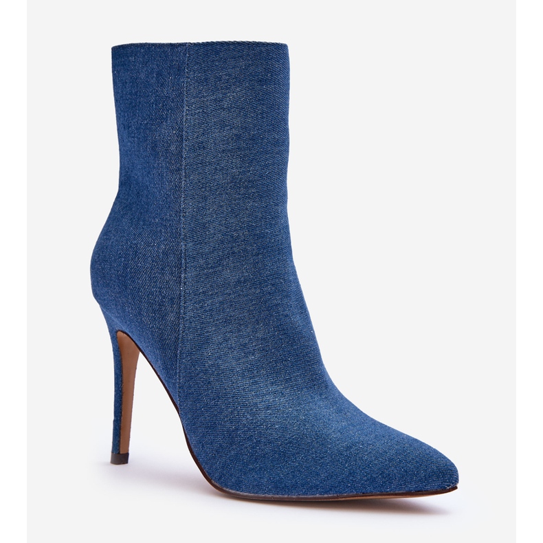 FB2 Botas Jeans Salto Alto Azul Eberpia 1