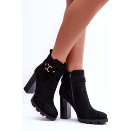FB2 Botas de camurça com salto alto Liani preta preto 2 FB2 Botas de camurça com salto alto Liani preta preto 2