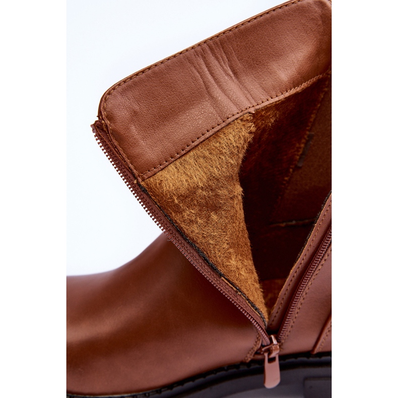 FB2 Botas Jodhpur femininas castanhas Elspetia marrom 2