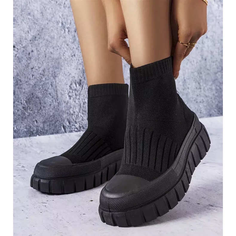 Tênis meia preto Searlait 2