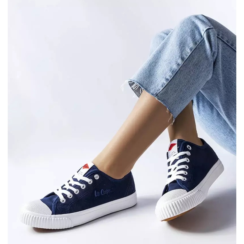 Tênis azul marinho Lee Cooper LCW-23-44-1645L 2