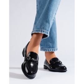 Sapatos femininos lacados elegantes Shelovet preto 1