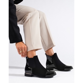 Botas rasteiras Shelovet pretas femininas preto 1