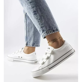 Tênis branco com velcro Big Star LL274A205 2