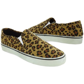 Tênis slip on C02 leopardo castanho 2 Tênis slip on C02 leopardo castanho 2