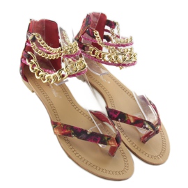 Chinelos L797 Vermelho 1