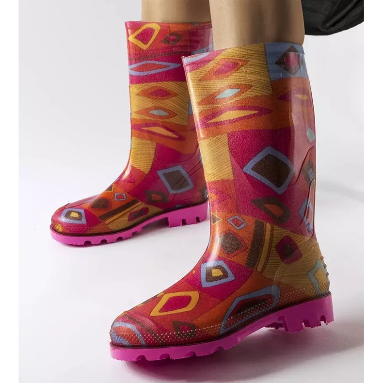 Galochas rosa Massby para mulher laranja 1
