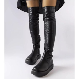 Bota over the knee preta Flavian preto 1 Bota over the knee preta Flavian preto 1