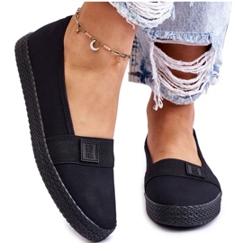 Tênis feminino sem cadarço Big Star LL274200 preto 3